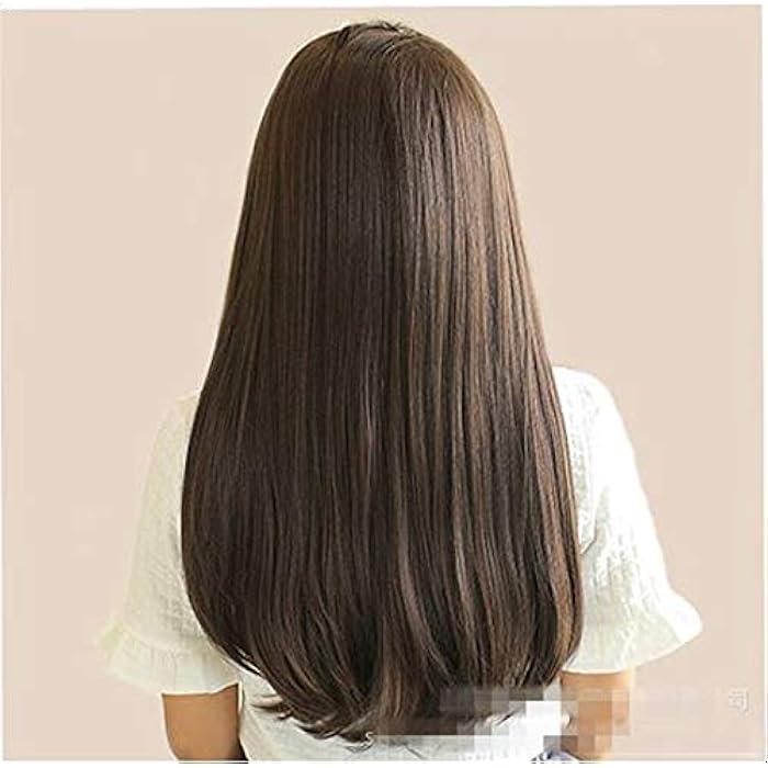 DILLARDS Fashion Elegant Long Straight Wigs For Ladies (Dark Brown) B5007-3 - Image 3